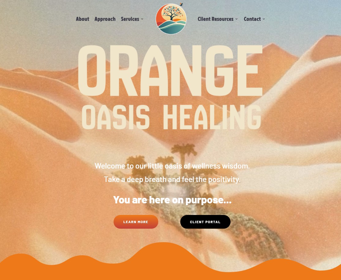 orange oasis 01 | Eternal Marketing by Brian Brooks