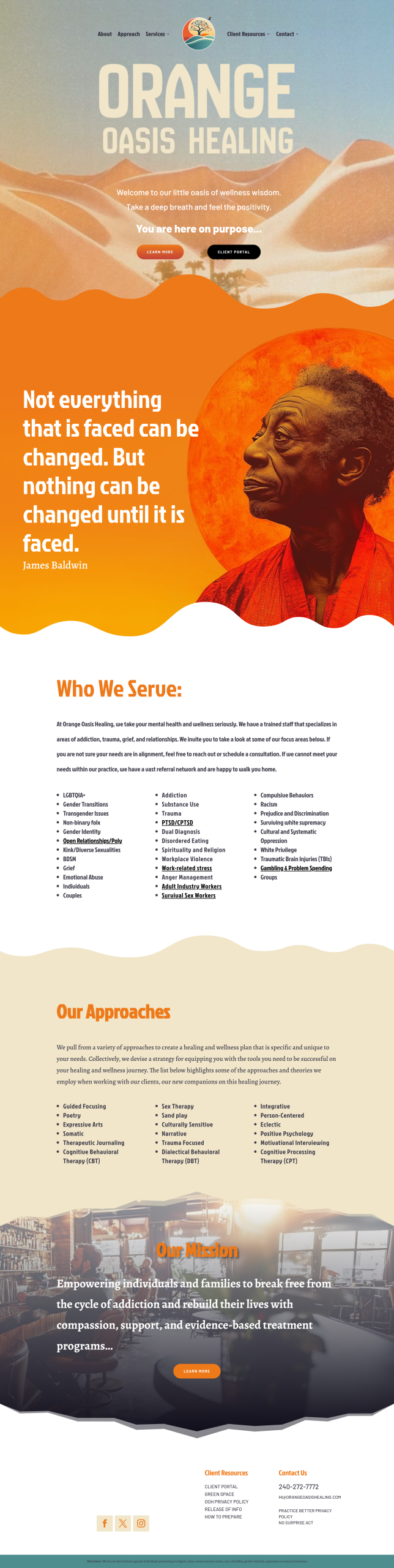 orange oasis full screenshot